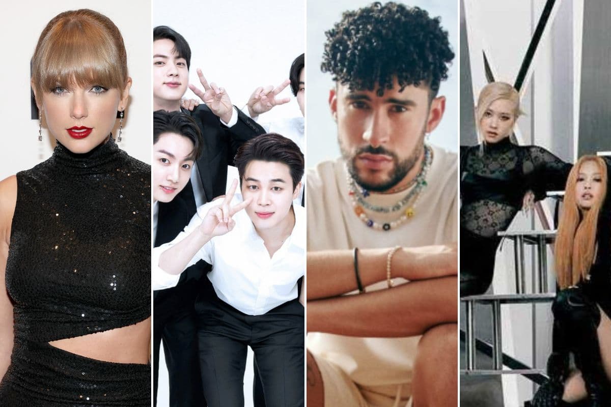 Taylor Swift, BTS, Bad Bunny, BLACKPINK y más entre los considerados a los AMAs 2022