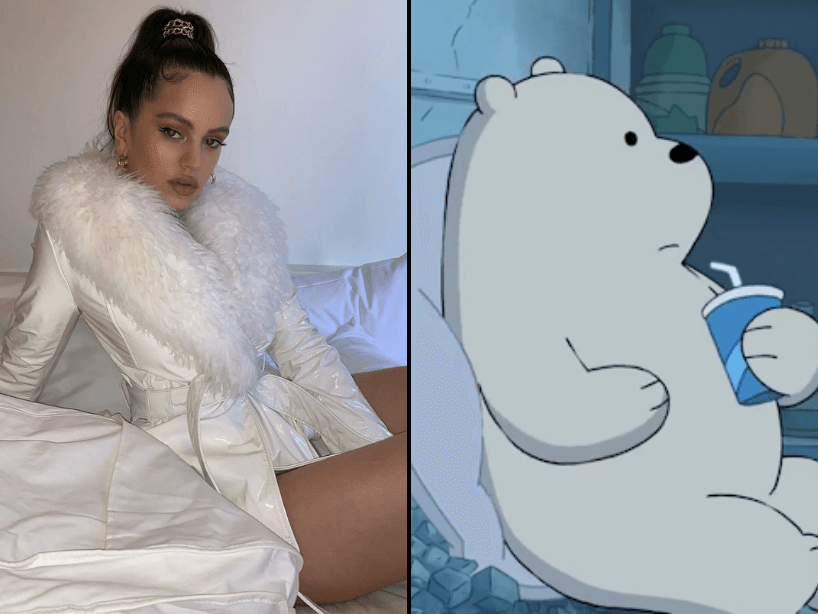 Este color provocó que sus seguidores la compararan con Polar, el personaje de la caricatura de Cartoon Network, Escandalosos.
