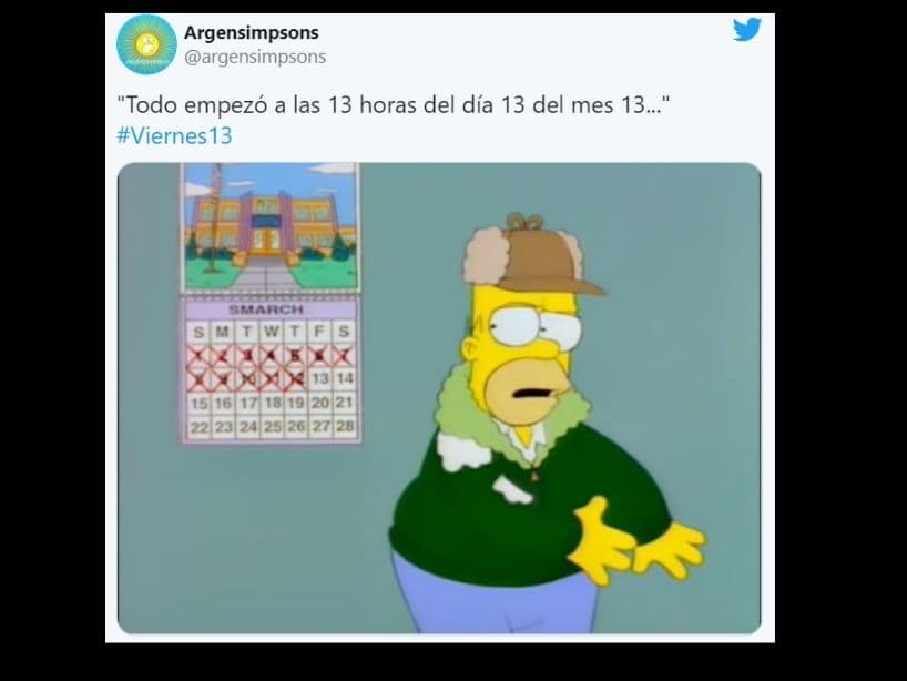Esperemos nunca llegar al mes 13, del día 13, a la hora 13.