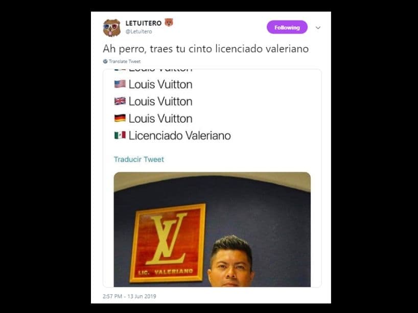 Tanta visión tuvo, que el Licenciado Valeriano llevó su despacho de abogados al estrellato.