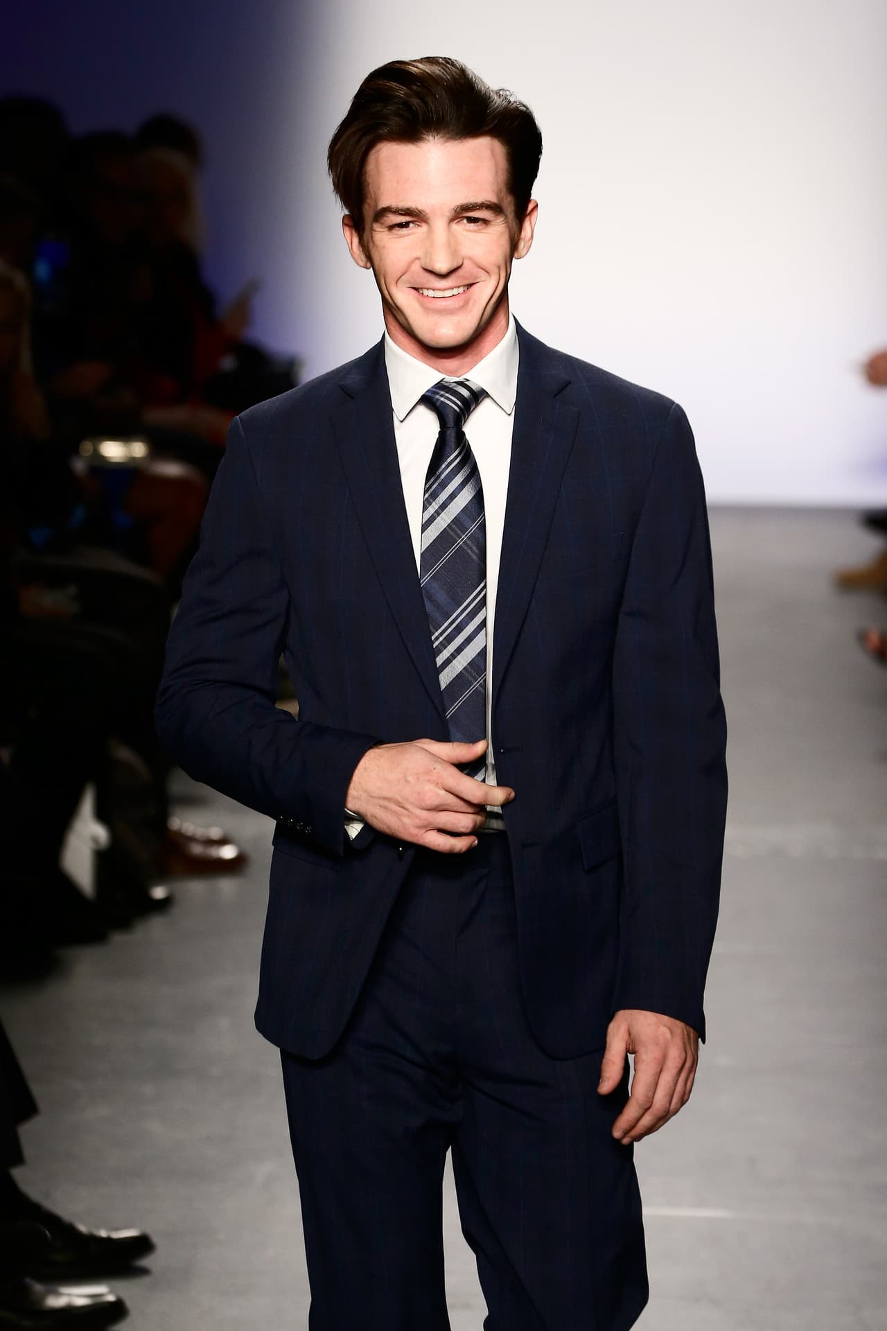 NEW YORK CITY, NY - FEBRUARY 07: Drake Bell walks the runway during The 3rd Annual Blue Jacket Fashion Show Benefitting The Prostate Cancer Foundation at Pier 59 Studios on February 7, 2019 in New York City, NY. (Photo by Brian Ach/Getty Images for Blue Jacket)