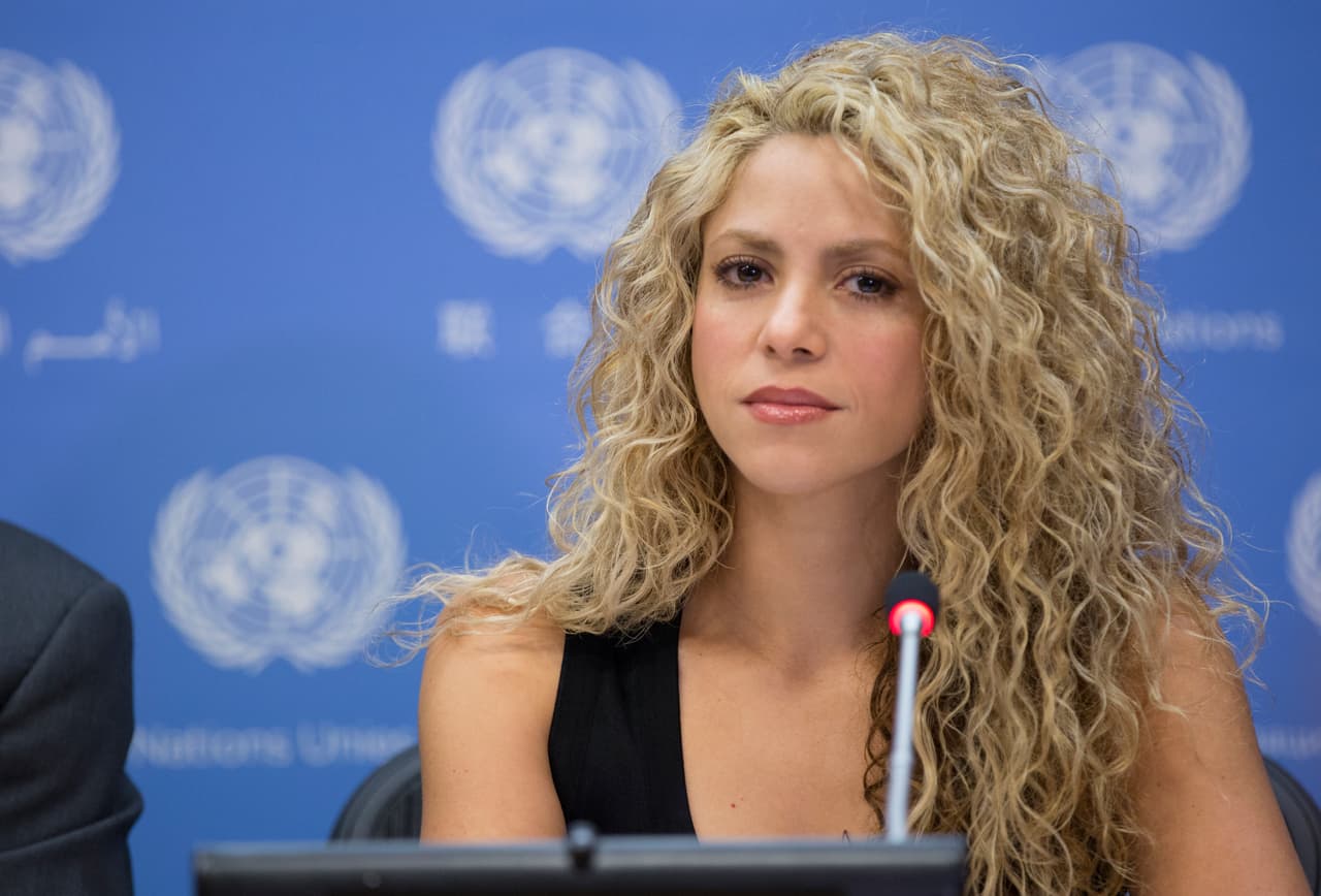 Además de ser cantante, Shakira también es embajadora de la Organización de las Naciones Unidas (ONU)