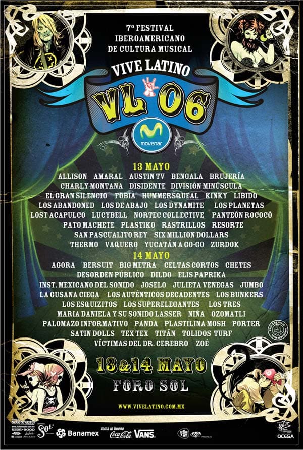 Después del gran éxito conseguido en años anteriores, el festival sería por primera vez en dos días consecutivos.El line up con más artístas nunca antes visto se anunciaba para el año 2006.