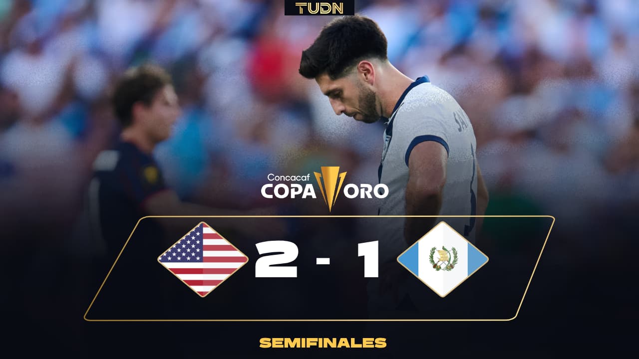 Estados Unidos acaba con el sueño de Guatemala y es finalista de Copa Oro