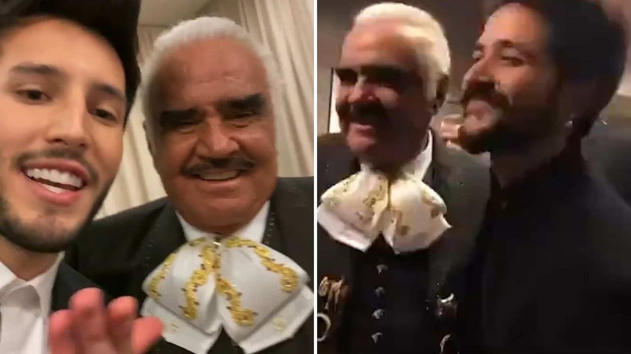 Sebastián Yatra y Camilo se despiden de Vicente Fernández al recordarlo en estos videos