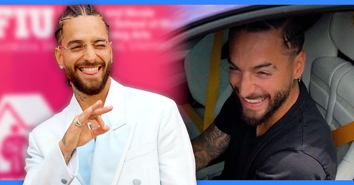 Así reaccionó Maluma al recibir y ver primera vez su lujoso Ferrari color uva