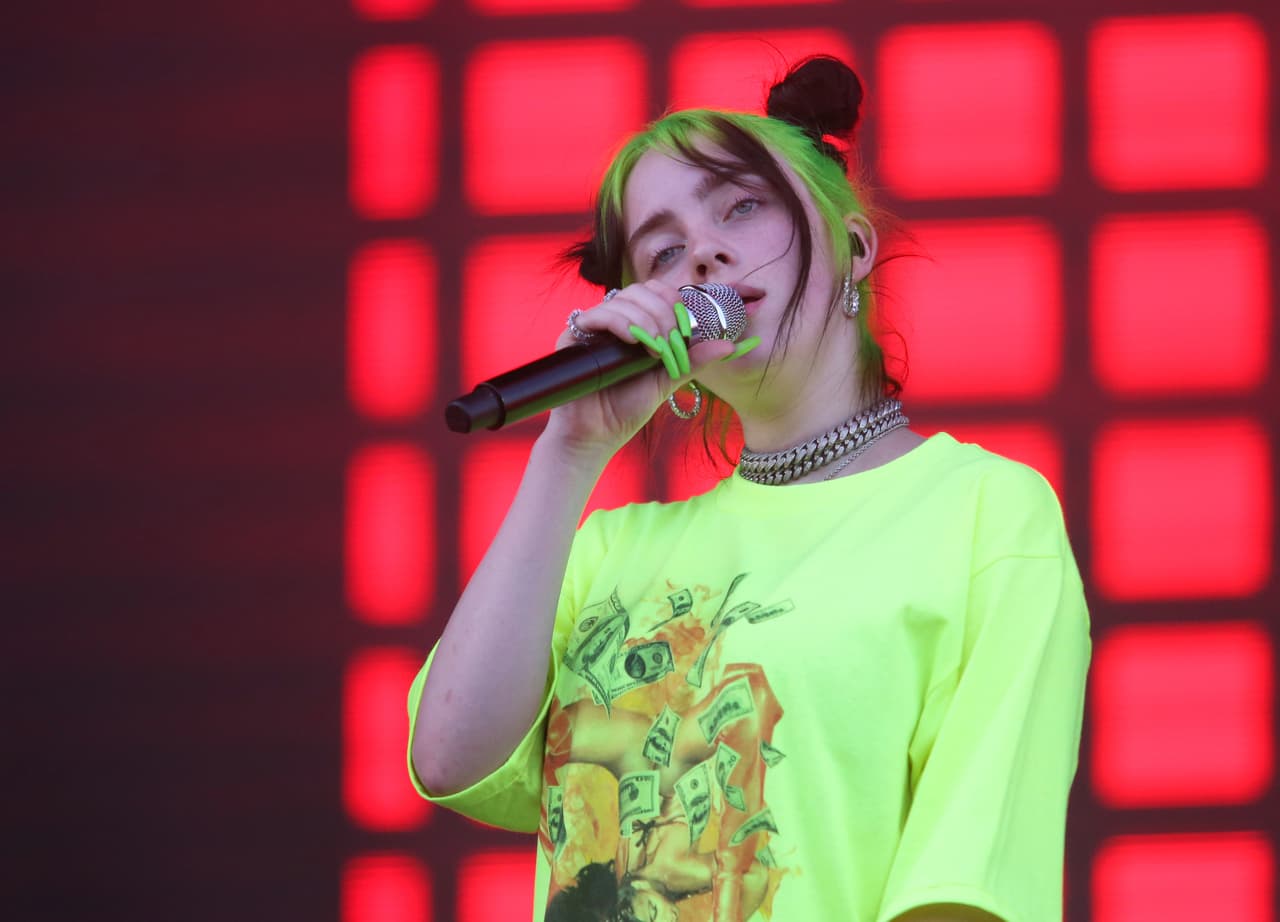 Billie Eilish performs during the first weekend of the Austin City Limits Music Festival in Zilker Park on Saturday, Oct. 5, 2019, in Austin, Texas. (Photo by Jack Plunkett/Invision/AP)