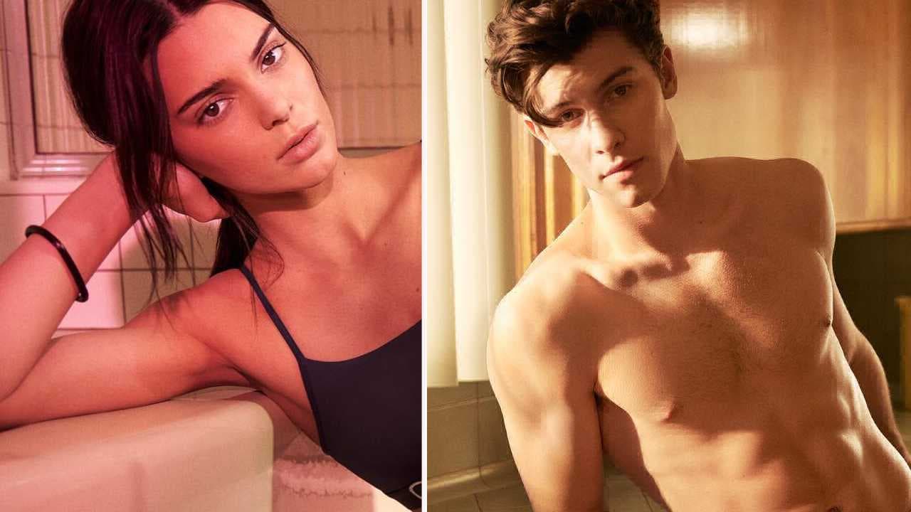 Kendall Jenner posa en ropa interior como Shawn Mendes