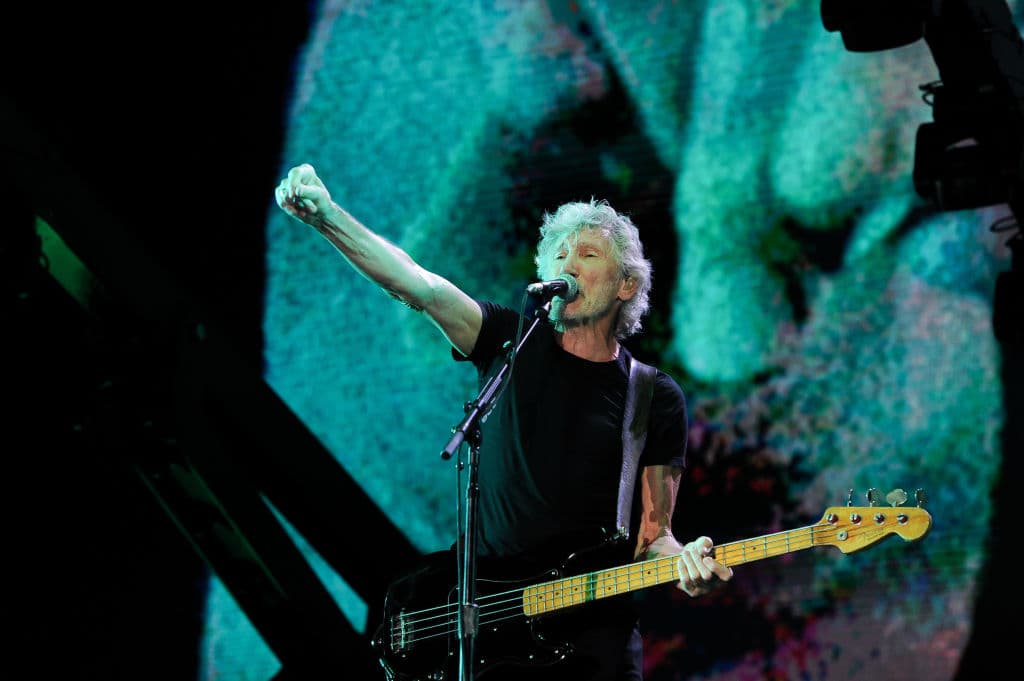British singer and songwriter Roger Waters performs at the Circus Maximus. Rome, July 14th 2018 (Photo by Marilla Sicilia/Archivio Marilla Sicilia/Mondadori Portfolio via Getty Images)"n