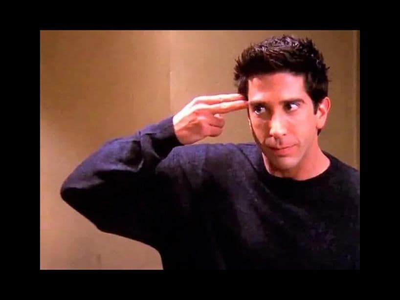 Estas imágenes se comenzaron a compartir con la leyenda:-Psicólogos: no puedes escuchar imágenes.-Yo:¿Alguien no escucha a Ross diciendo "Unagi" al ver la foto"?