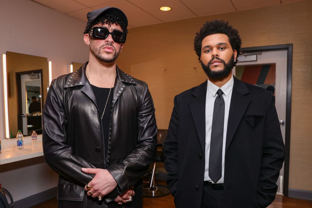 Bad Bunny y The Weeknd en los Billboard Music Awards 2021