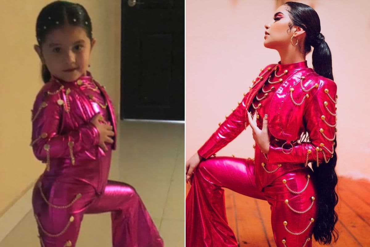 Niñita se viste de Kim Loaiza