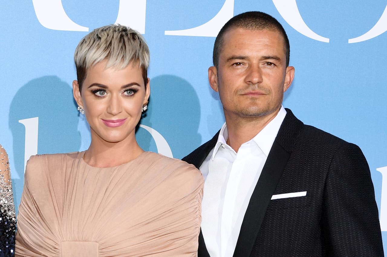 MONTE-CARLO, MONACO - SEPTEMBER 26: Orlando Bloom and Katy Perry attend the Gala for the Global Ocean hosted by H.S.H. Prince Albert II of Monaco at Opera of Monte-Carlo on September 26, 2018 in Monte-Carlo, Monaco. (Photo by Daniele Venturelli/Daniele Venturelli/ Getty Images)