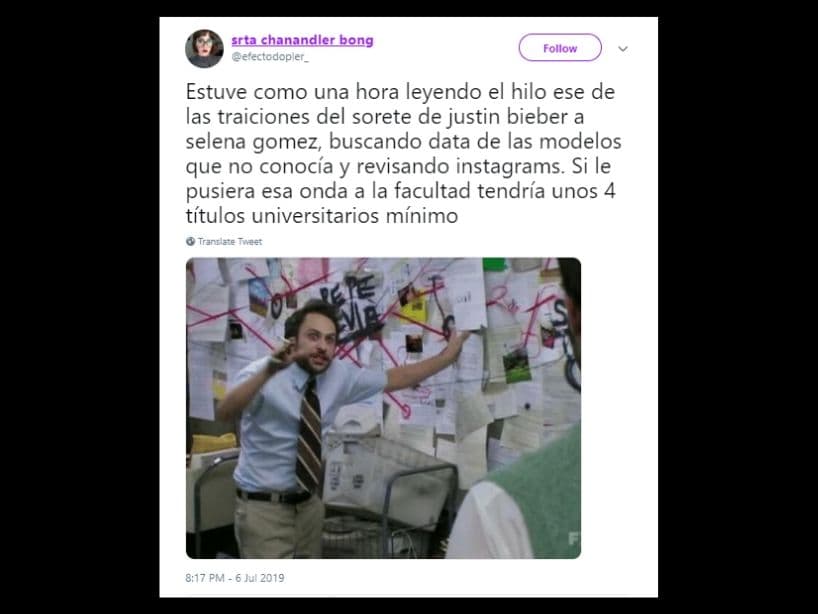 En redes sociales surgió un hilo que explicó la tóxica relación de Justin Bieber y Selena Gomez, pero también nacieron muchos memes.