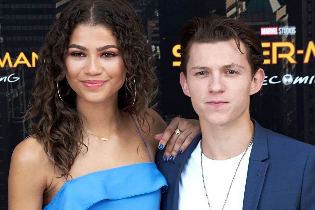 Zendaya y Tom Holland en la premiere de 'Spider-Man: Homecoming', en España (2017)