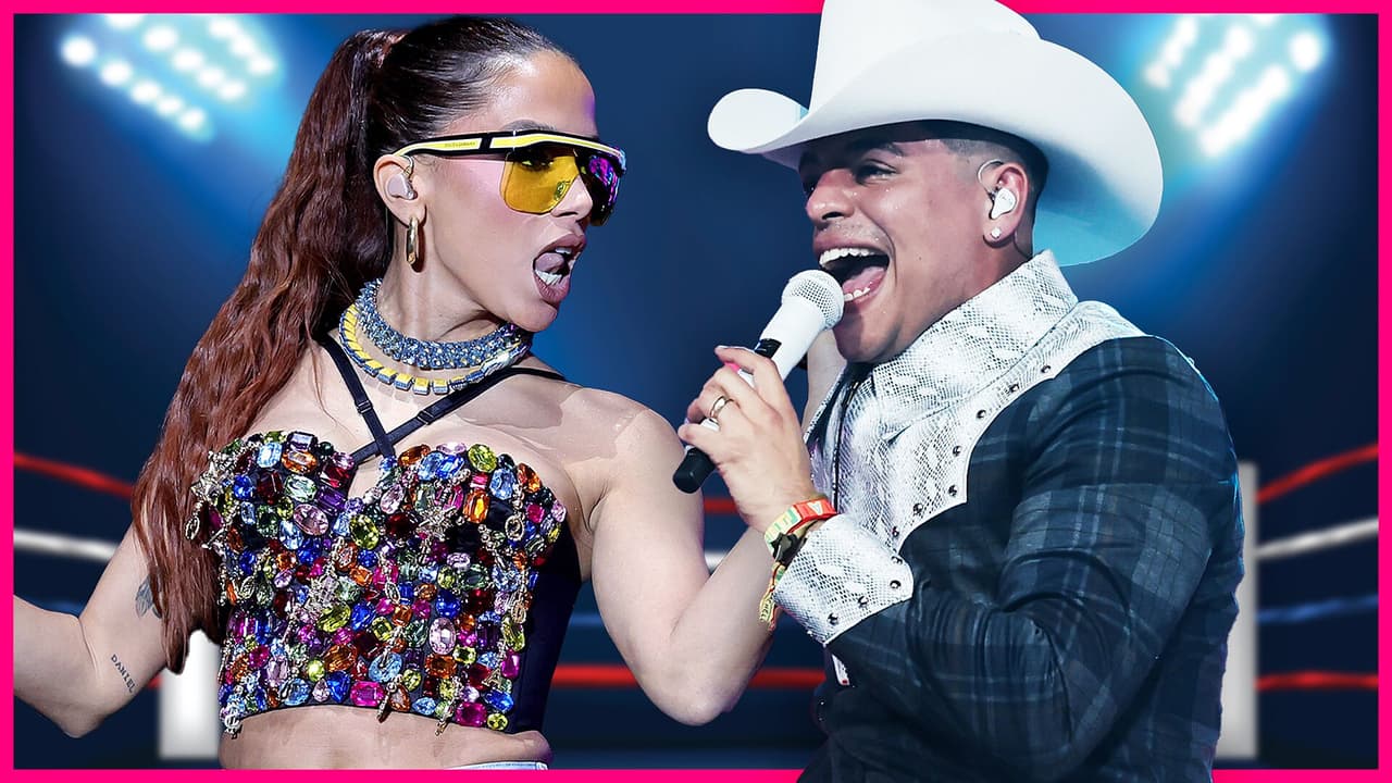 ¿Anitta o Eduin Caz, quién hace mejor el paso prohibido contra el suelo?