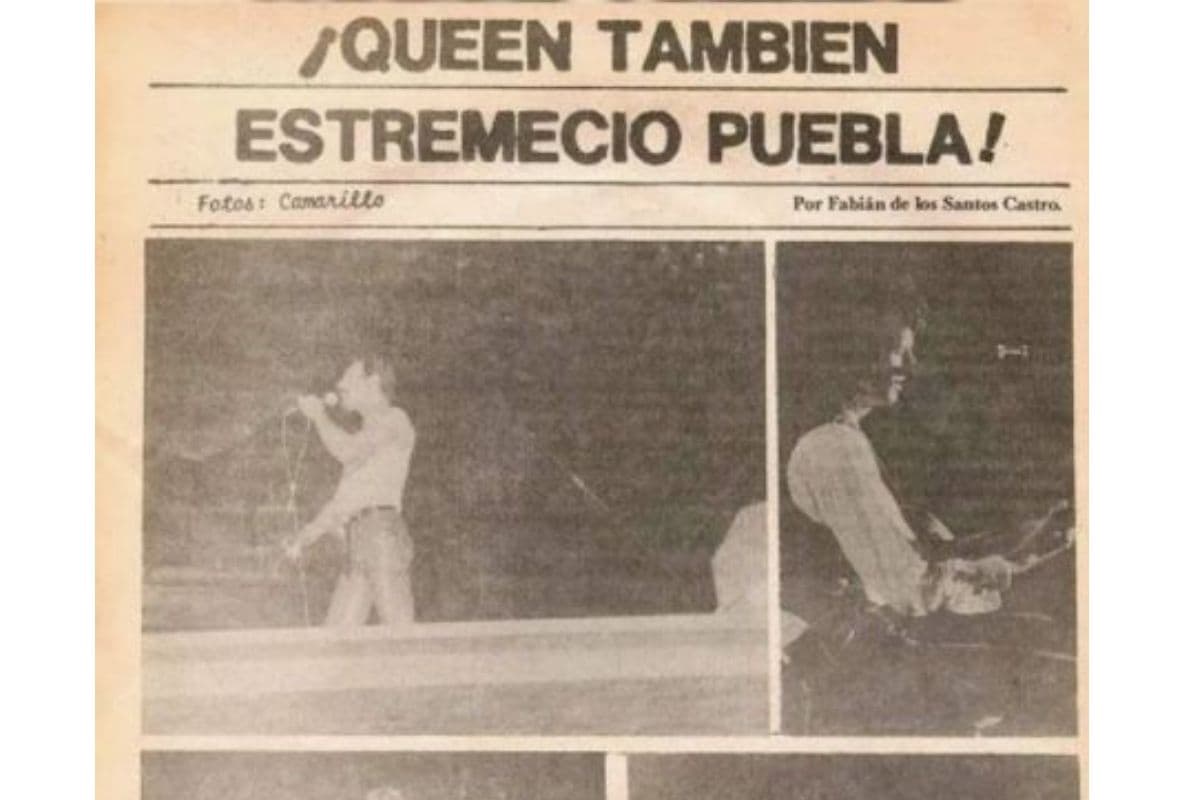 Foto del concierto de Queen en Puebla