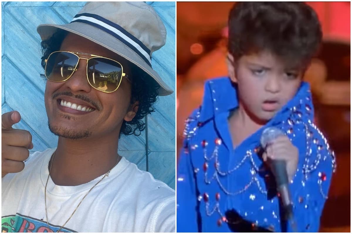 Bruno Mars y su tierna imitación de Elvis Presley a los 6 años