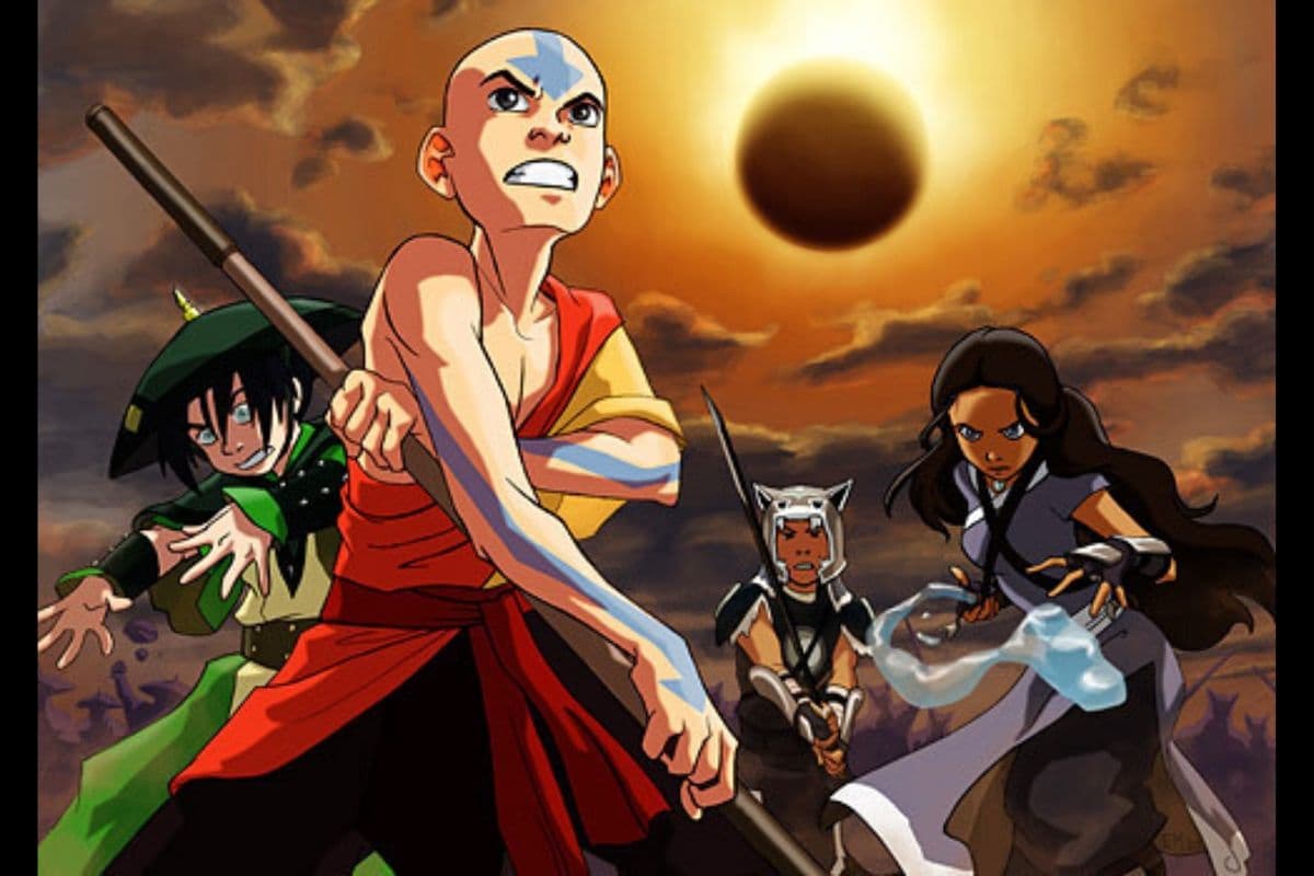 Avatar: La Leyenda de AngNetflix.Narra la historia de un niño llamado "Ang" que quedó congelado 100 años y cuando despertó, la Nación del Fuego había iniciado una guerra y estaba por controlar el mundo. En menos de un año deber de aprender a controlar los 4 elementos (aire, fuego, agua y tierra) para salvar al mundo y evitar que el "Señor del Fuego" lo controle todo.