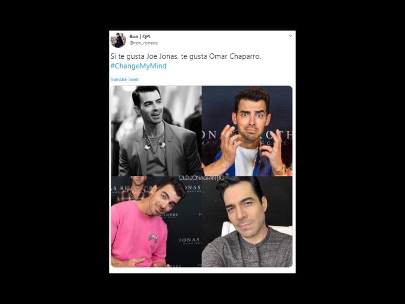 Incluso su mamá, quien mostró que no conocía al cantante estadounidense se asombró por el gran parecido entre los dos artistas.
