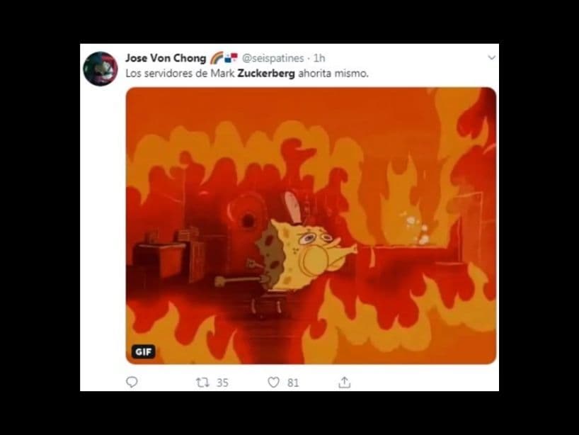 Seguro hoy es un mal día para trabajar en Facebook.