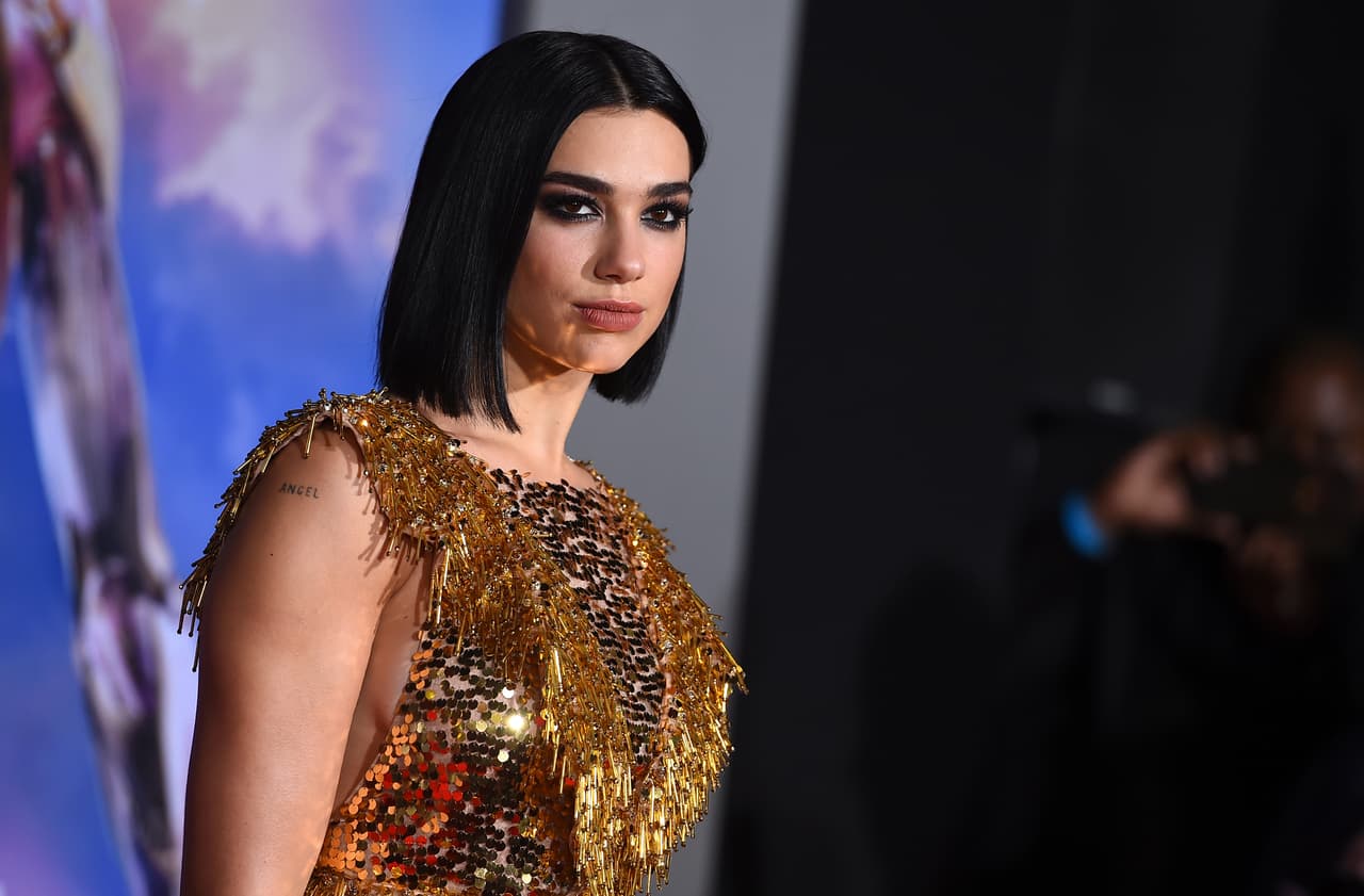 Dua Lipa arrives at the Los Angeles premiere of "Alita: Battle Angel" on Tuesday, Feb. 5, 2019. (Photo by Jordan Strauss/Invision/AP)