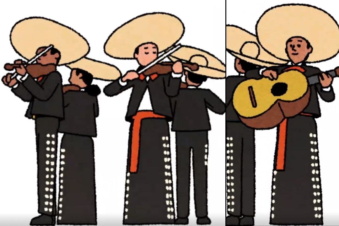 Google homenajea a México con un doodle de Mariachi que canta "Cielito Lindo"