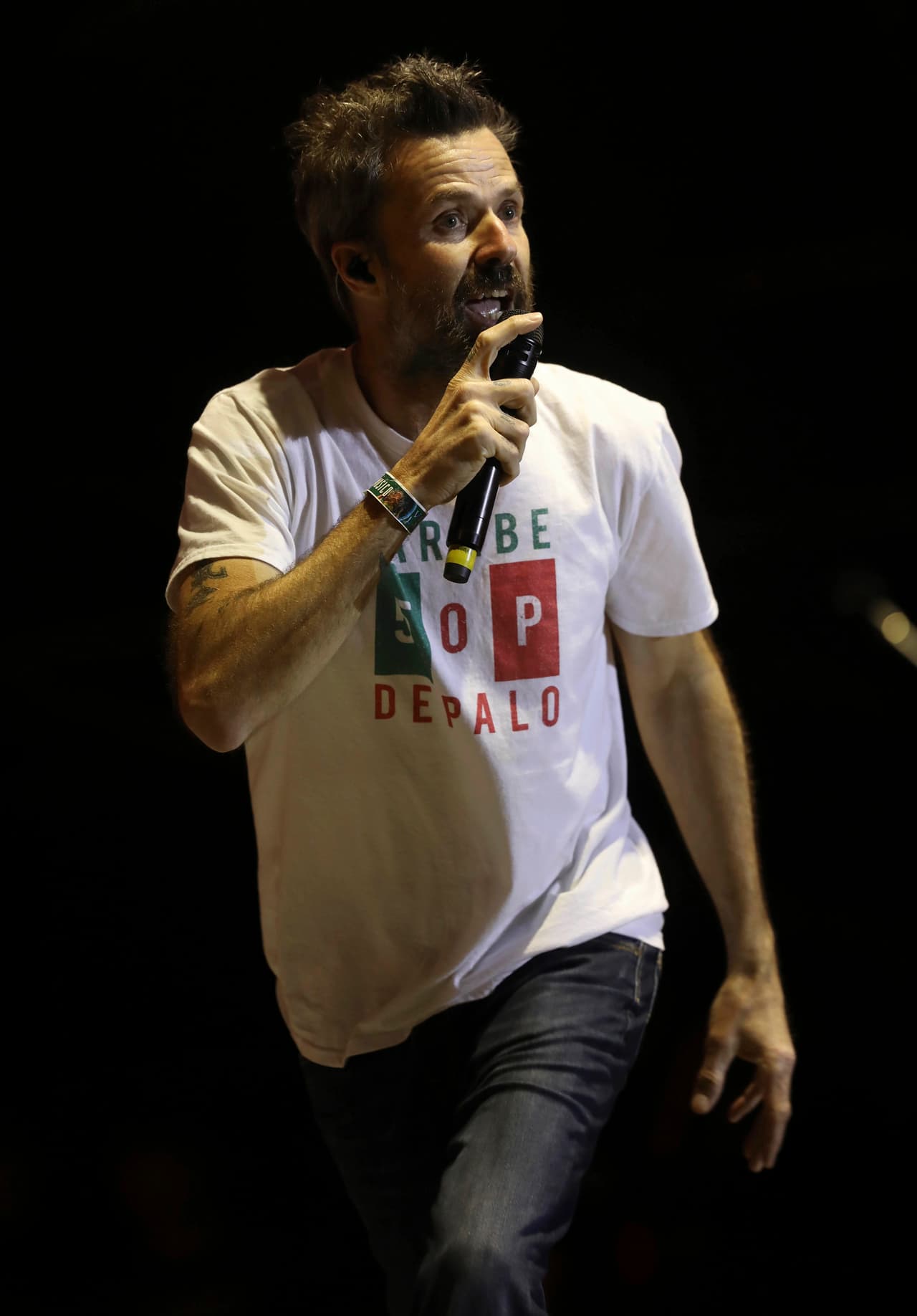 Pau Donés durante su presentación con Jarabe de Palo en el Vive Latino 2017