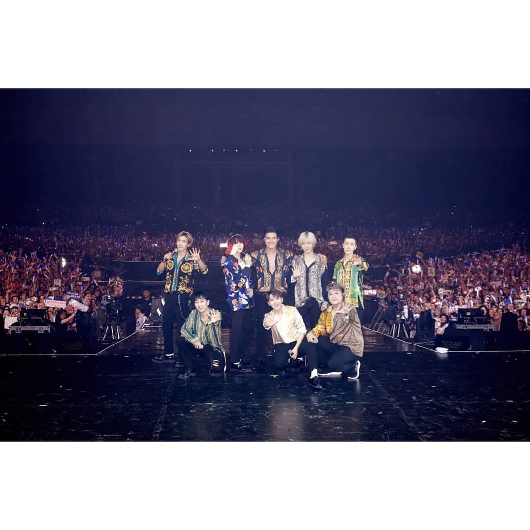 Los colores son fundamentales en un concierto de Super Junior, tanto que los fans demuestran su devoción por el grupo con lightsticks azules para iluminar los recintos en los que se presentan.