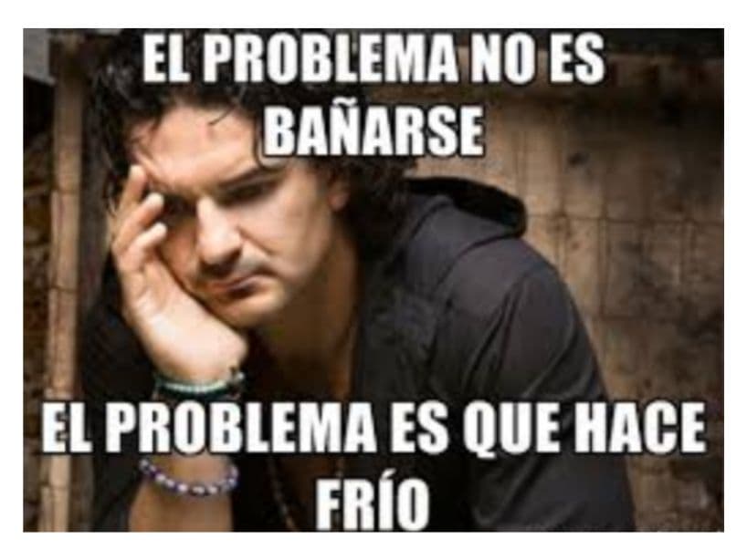 Y algunos estamos batallando para mantenernos calientitos.