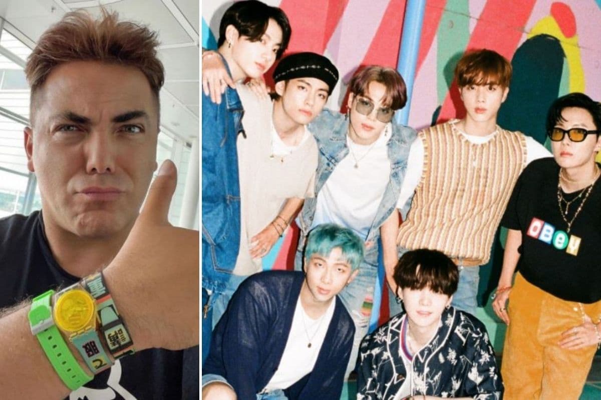 Cristian Castro fue uno de los miles de fans que fueron a Permission to Dance on Stage