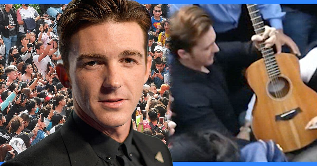 Drake Bell llenó de fans el Monumento a la Revolución, hubo caos y lo tiraron