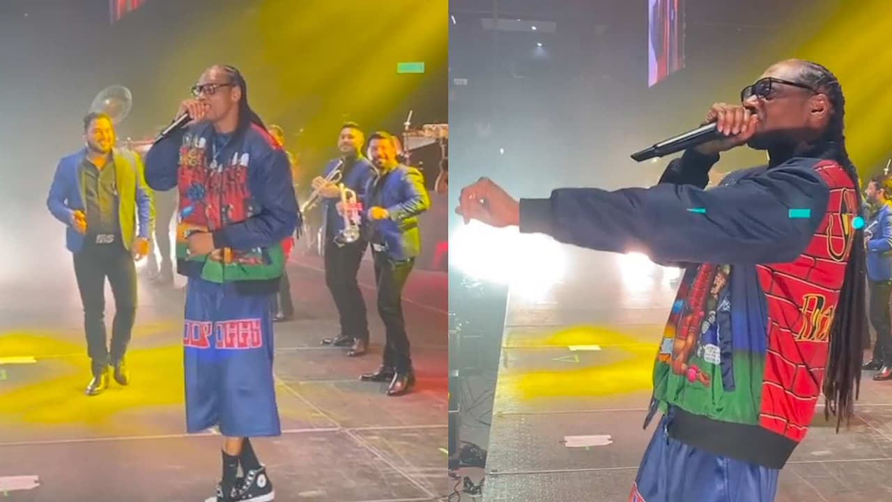 Snoop Dogg aparece en una ‘nube de humo’ en el concierto de Banda Ms