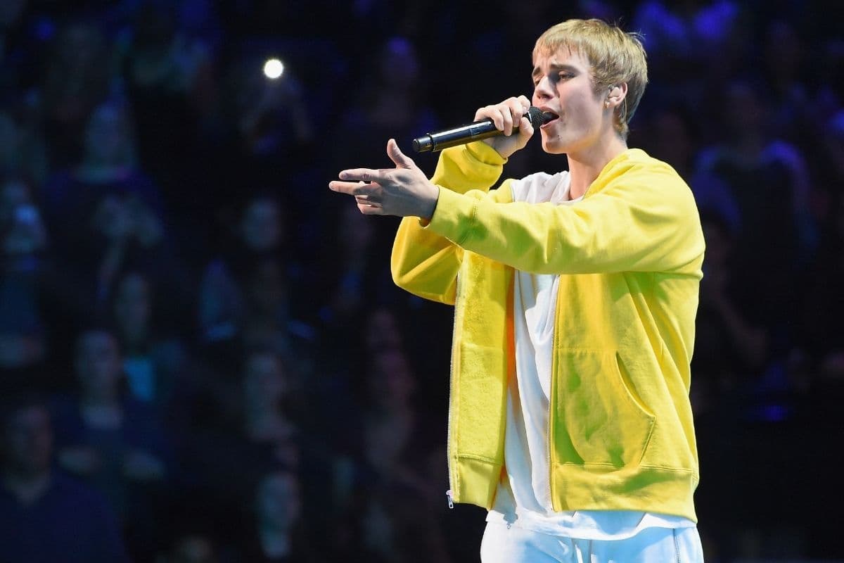 Justin Bieber en concierto, 2016