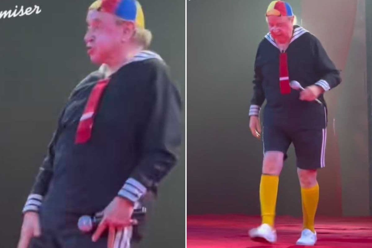 Carlos Villagran, mejor conocido como Kiko, baila reggaetón