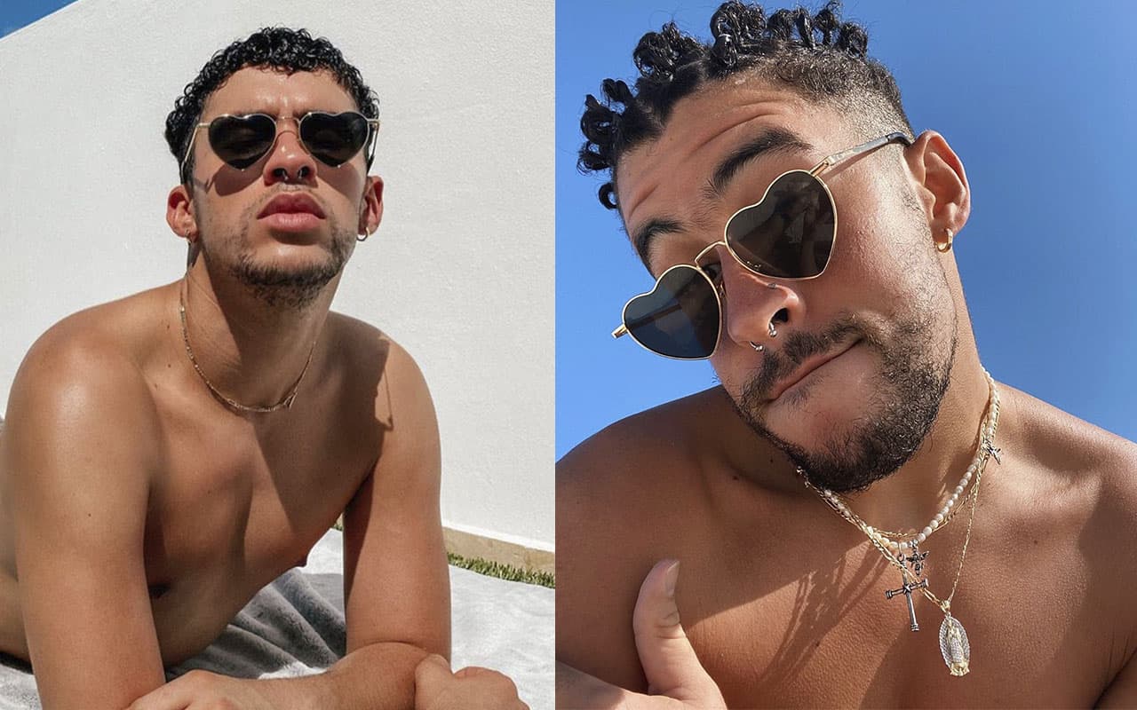 Bad Bunny no solo nos ha dejado tres discos durante la pandemia, sino también una serie de fotos que solo podrían describirse como el emoji de fueguito.