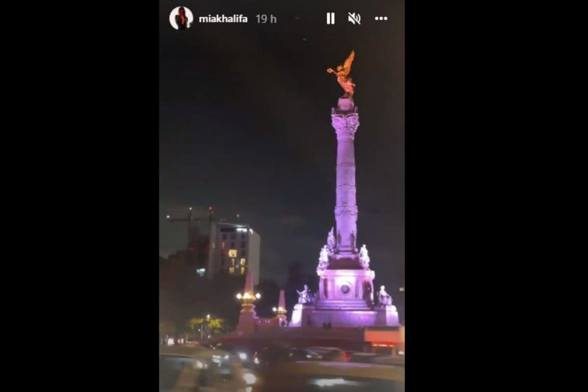 Mia Khalifa recorrió la CDMX