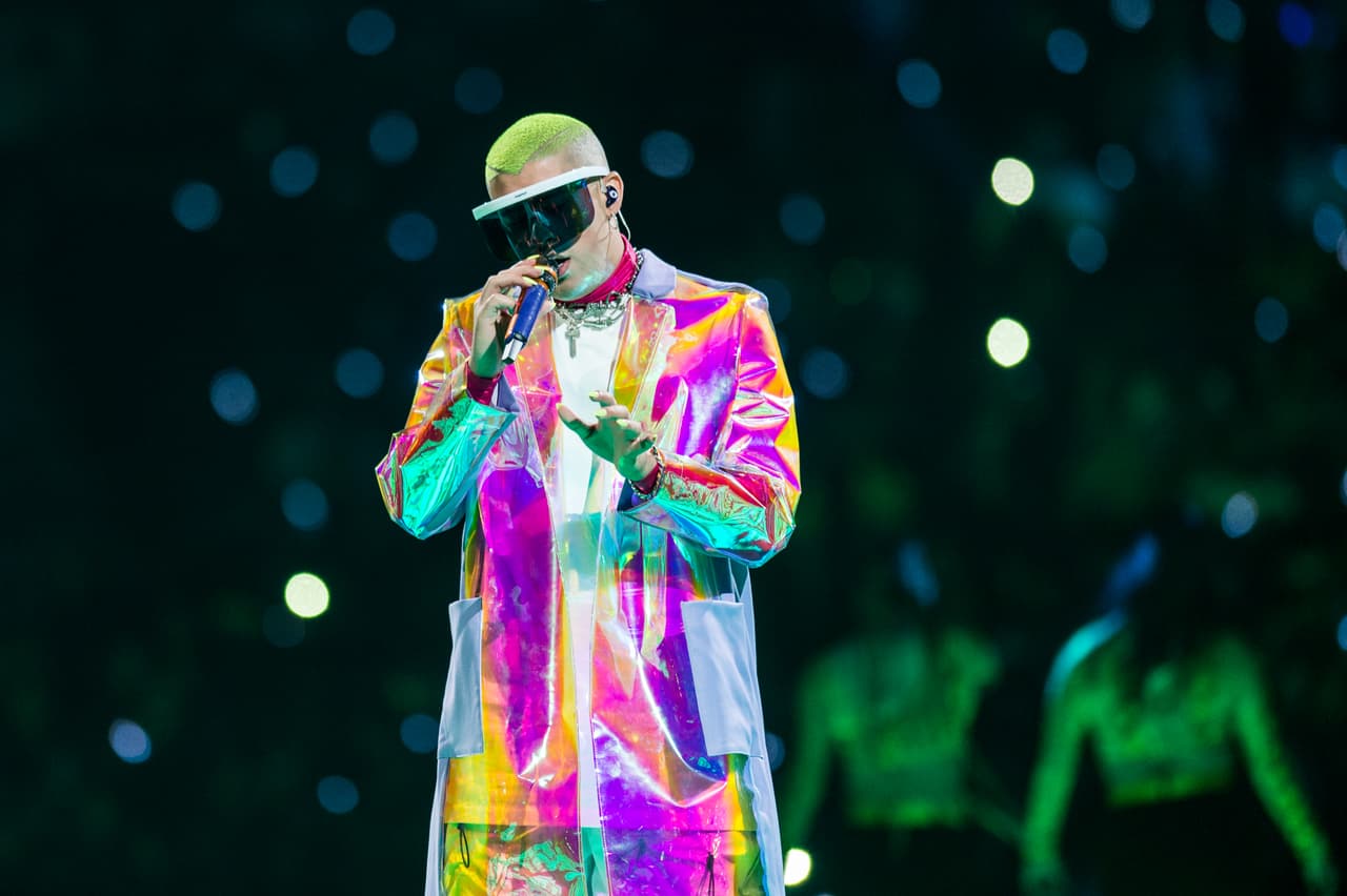Bad Bunny en concierto, Nueva York, 2019