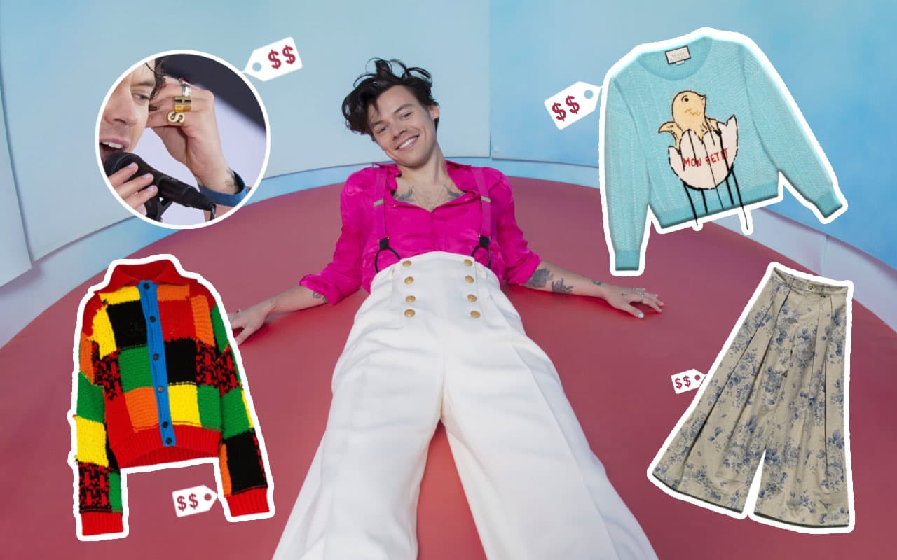 Harry Styles no solo destaca por su potente voz, su talento y su amabilidad, lo hace también por su increíble sentido de la moda. Para el británico no es ajeno romper estereotipos, usar colores y prendas llamativas o lograr que un suéter se agote a nivel mundial después de que sus fans lo ven usarlo una sola vez. ¿Te has preguntado cuánto cuesta la ropa que usa Hazza? Aquí te dejamos un pequeño resumen.