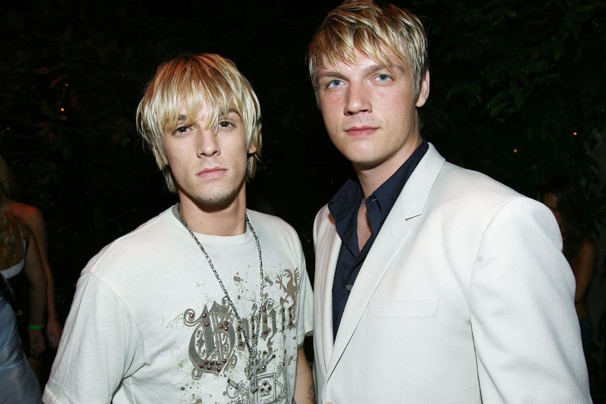Aaron y Nick Carter en 2006