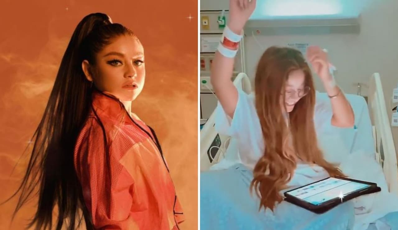 Karol Sevilla apareció desde el hospital