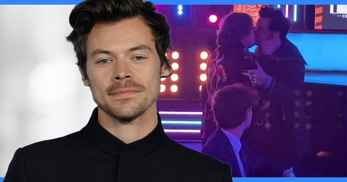 Harry Styles y Lewis Capaldi protagonizan beso en los Premios Brit 2023