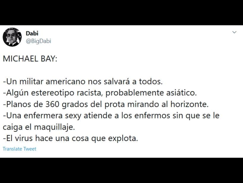 <b>Michael Bay</b>
<br>
<br>
<b>Películas destacadas: </b>"Tranformers" (2007), "Bad Boys" (1995), "Armagedon" (1998), "La Isla" (2005), "Sangre, Sudor y Gloria" (2013) y "Tortugas Ninja" (2014)