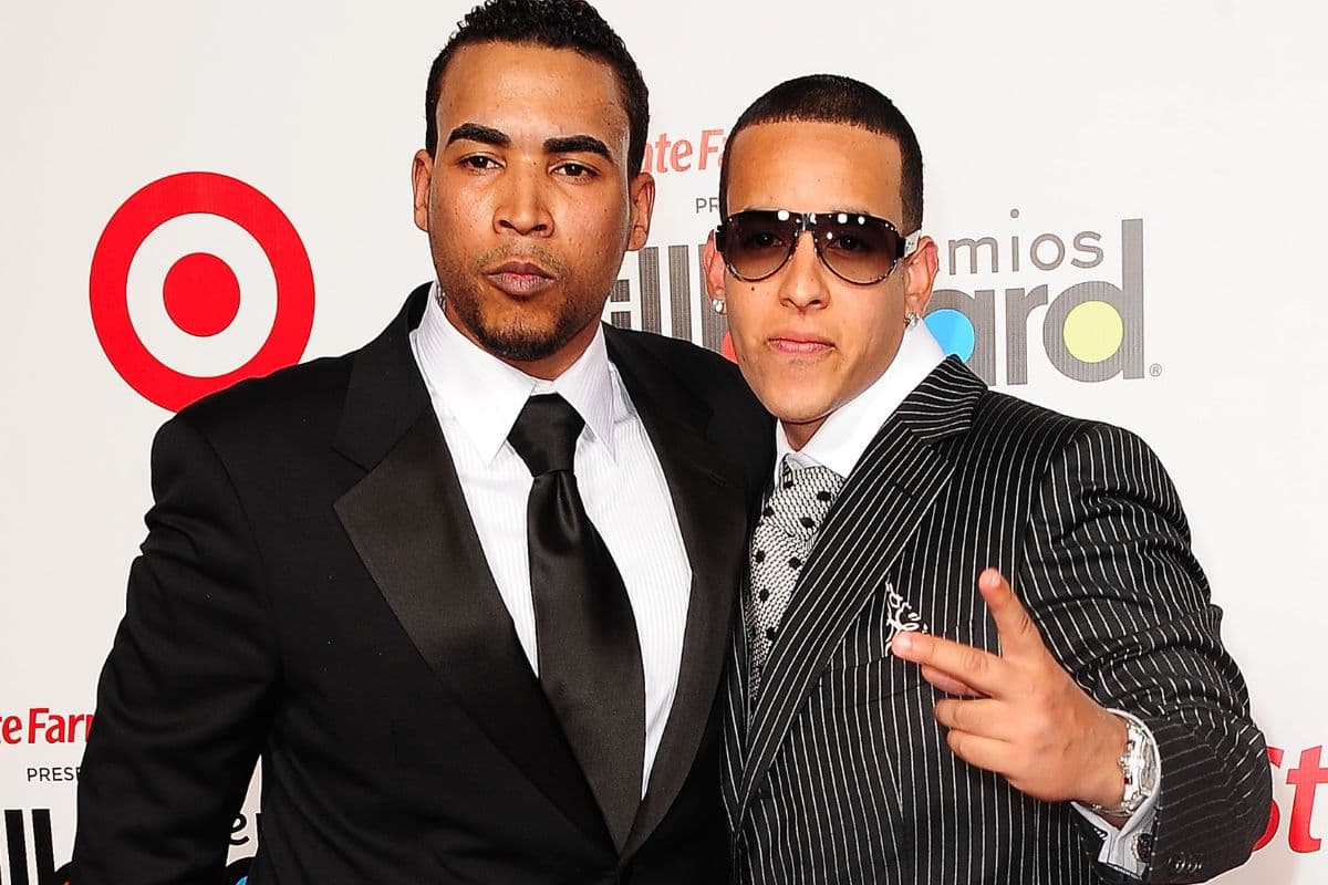 Don Omar y Daddy Yankee posan juntos