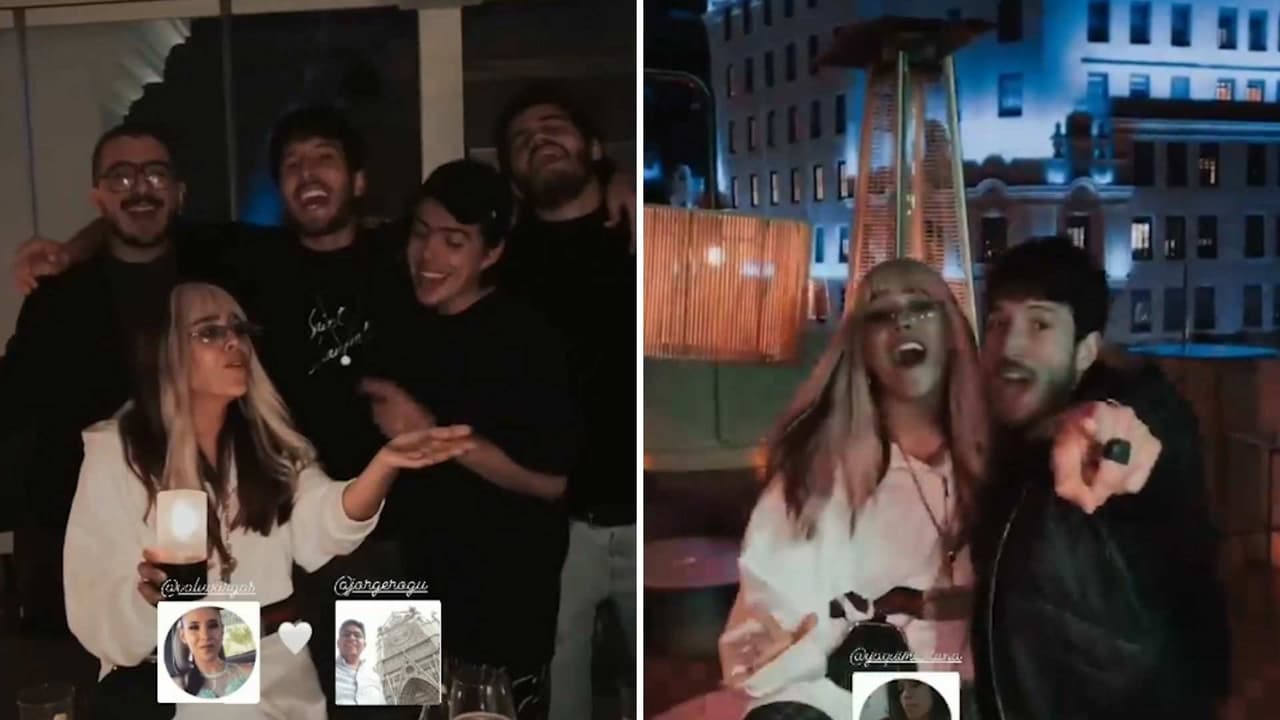 Danna Paola, Sebastián Yatra y Morat se reencuentran en España y asombran cantando juntos