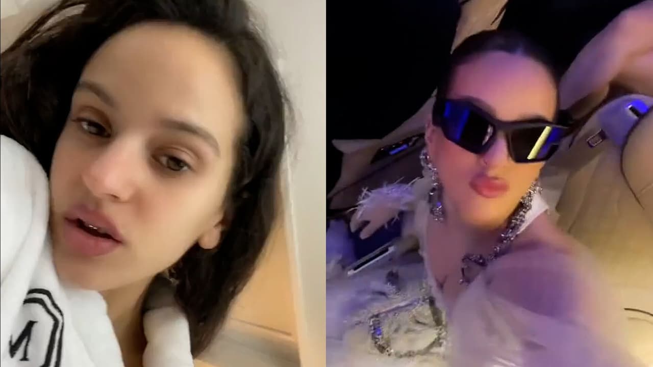 Rosalía muestra su transformación: de bata de baño, a la MET Gala 2022