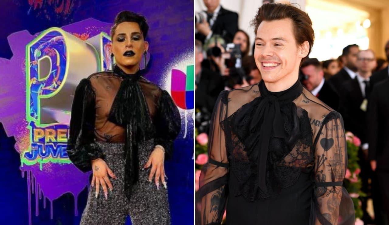Kunno viste como Harry Styles para Premios Juventud 2021