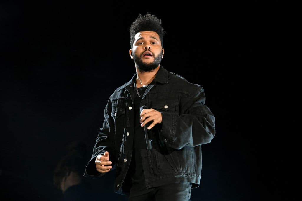 NEW YORK, NY - SEPTEMBER 29: Singer The Weeknd performs onstage during the 2018 Global Citizen Concert at Central Park, Great Lawn on September 29, 2018 in New York City. (Photo by Michael Kovac/FilmMagic)