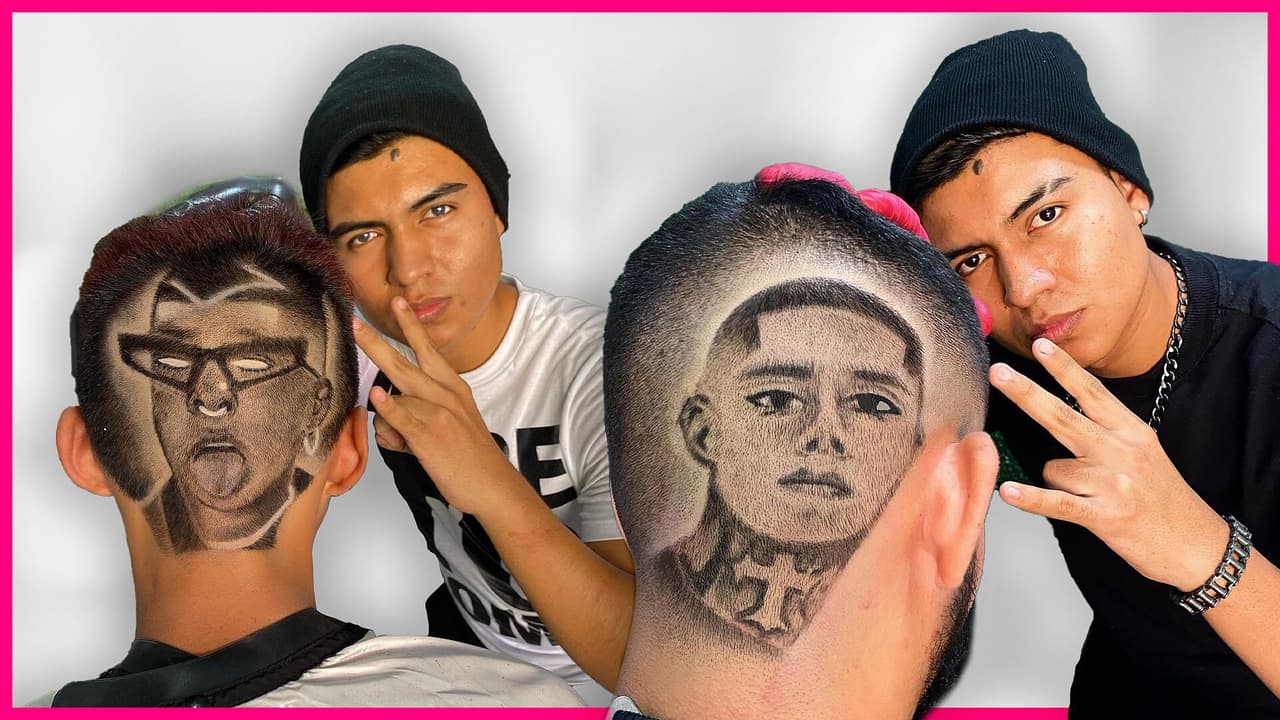 De Bad Bunny a Babo: Este barbero hace retratos de músicos famosos