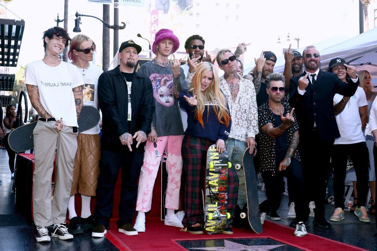 Ceremonia de Paseo de la Fama de Avril Lavigne con sus invitados de honor